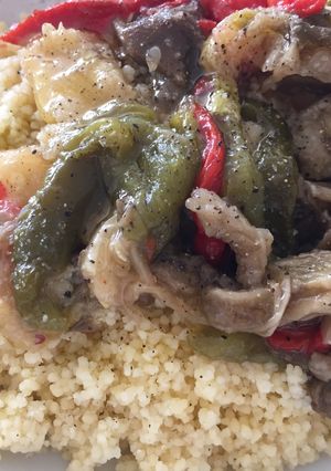 Una foto de Cous cous con escalivada para tupper