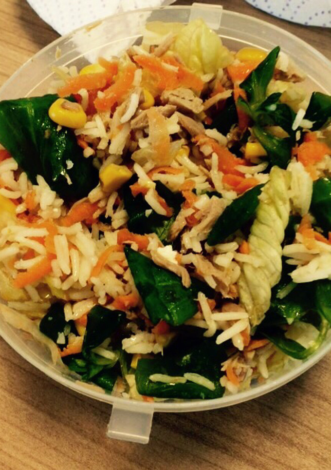 Una foto de Ensalada de arroz basmati