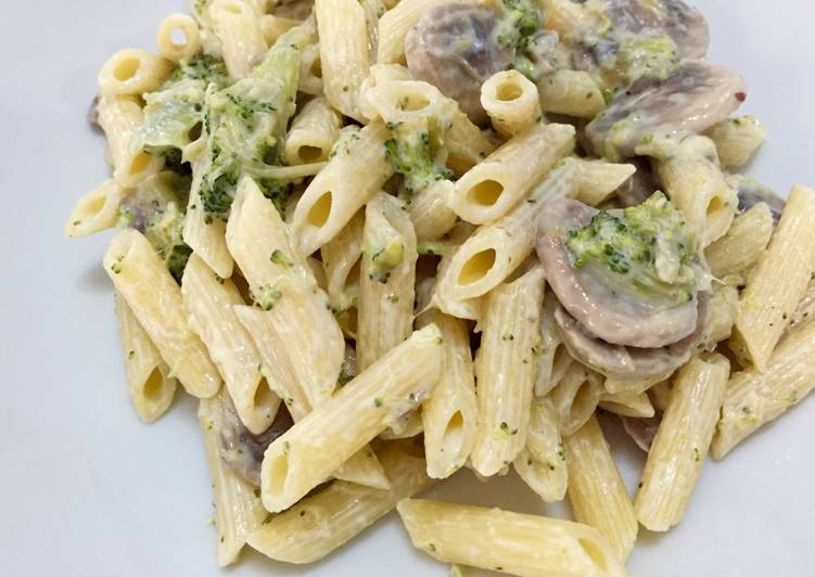 espaguetis con champinones y nata thermomix