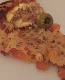 Hojaldre de atún, tomate y queso fresco
