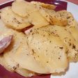 Patatas fáciles en microondas con tomillo y ajo