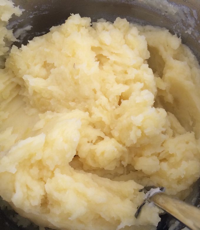 Una foto de Puré de papas casero
