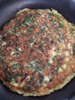 Una foto de Tortilla de acelgas