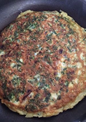 Una foto de Tortilla de acelgas