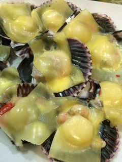 Una foto de Ostiones con queso
