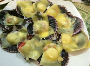 Una foto de Ostiones con queso