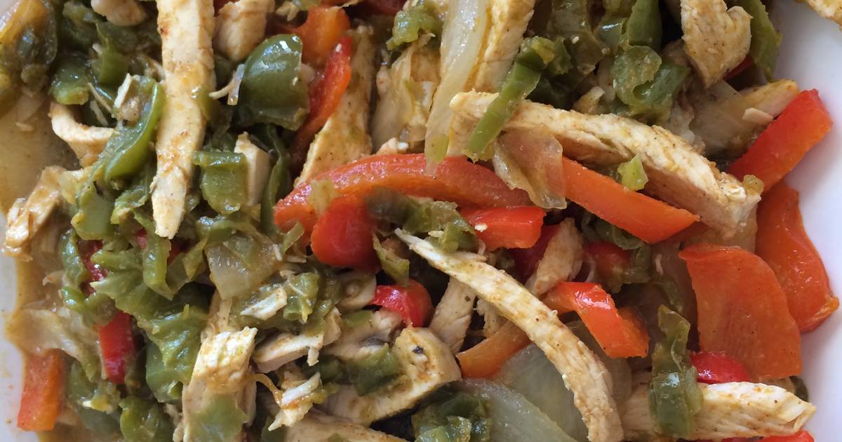 Fajitas de pollo old el paso Receta de CHINATOWN Cookpad