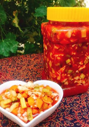 عکسی از دستور ترشی مشهدی (سالاد زمستانی)