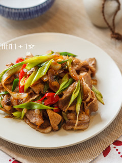 蔥爆豬肉 - {家常經典} 的食譜成品照片