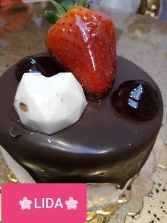 عکسی از دستور کیک تولد یکنفره