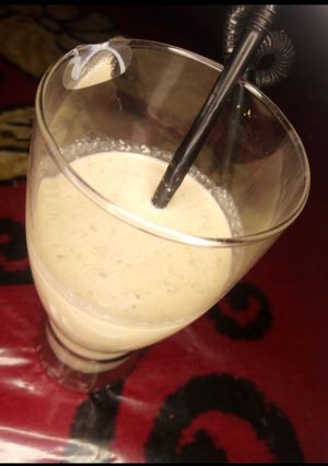 A picture of Banana Oreo smoothie.