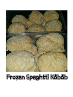 A picture of Frozen Speghtti kabab.