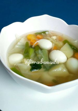 Foto resep Sayur Sop Telur Puyuh
