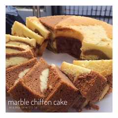A picture of Marble Chiffon Cake.