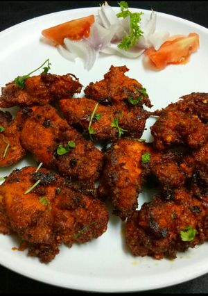 A picture of Chicken chaap.