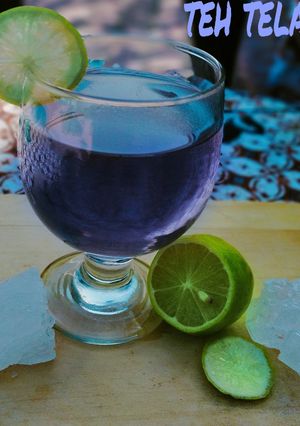 Foto resep Teh bunga telang