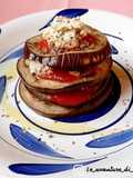 Millefoglie di melanzane e tofu