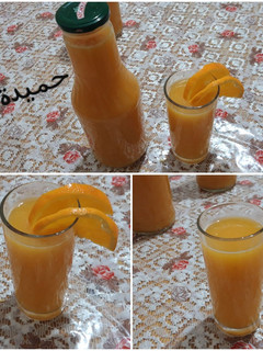 صورة لوصفة عصير الجزر والبرتقال