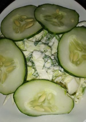A picture of My special salad.