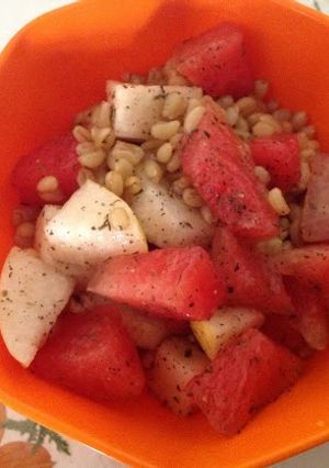 A picture of Whole Wheat and Fruit salad.