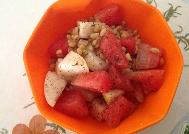 Whole Wheat and Fruit salad