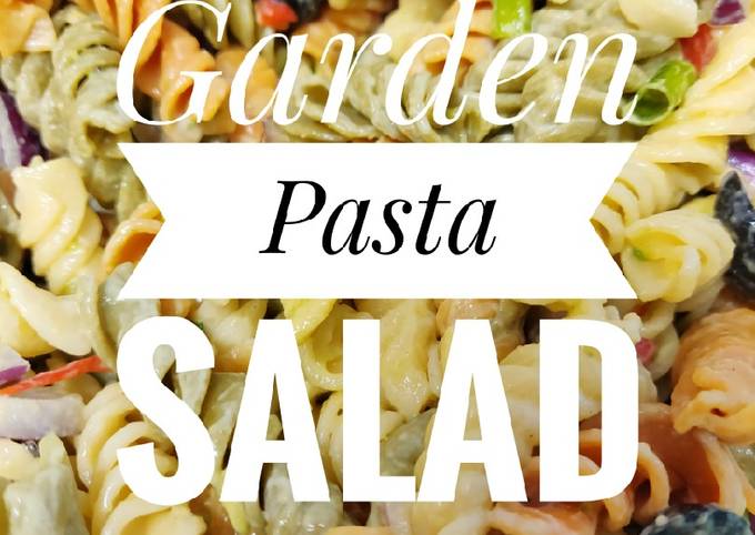 Steps to Prepare Any-night-of-the-week Vegetarian Garden Pasta Salad