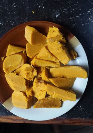 A picture of Home made Okpa.
