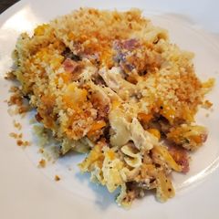 A picture of Cheesy Ham Casserole.
