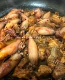 Mực Trứng Và Thịt Ba Chỉ Rim Mặn