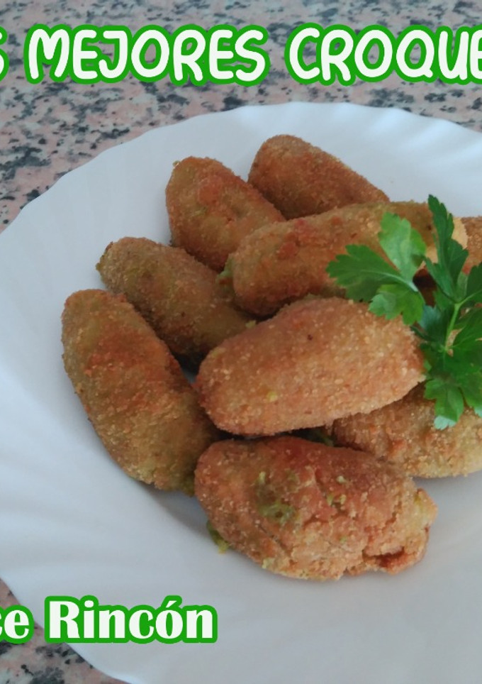 Una foto de ⭐Croquetas de calabacín y jamón serrano😋¡¡¡riquísimas!!!