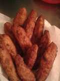 Palitos con sobrante de arroz y frijoles