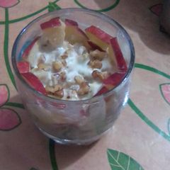A picture of Apple walnut Shrikhand.