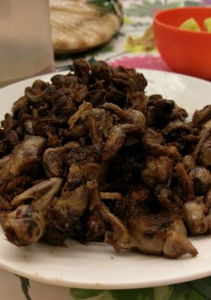 صورة لوصفة عصافير بالحامض والزيت