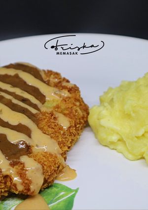 Foto resep Chicken Katsu with Mashed Potato by #Fmemasak