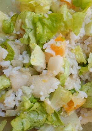 Una foto de Ensalada para pacientes con tratamiento yodo 131