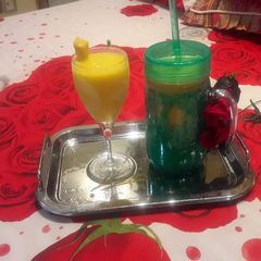 A picture of Mango milkshake.