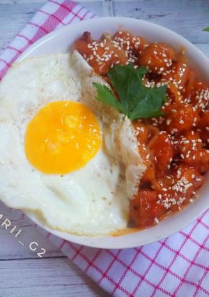 Foto resep Rice Bowl Asam Manis