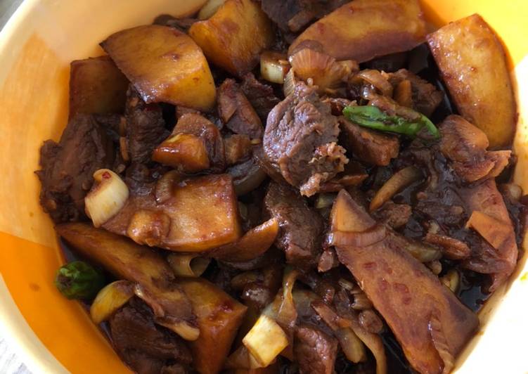 Cara memasak Daging Masak Kicap RMO - Resepi Kuliner Melayu