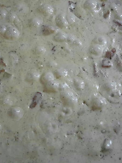 A picture of Bacon Carbonara.