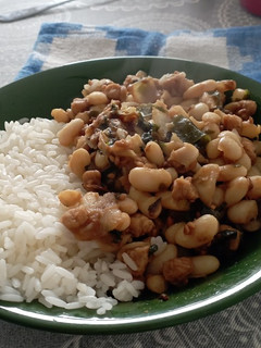 Una foto de Alubias teriyaki con arroz