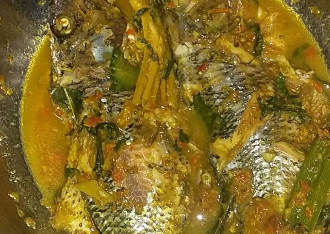 Ikan Mujair Woku