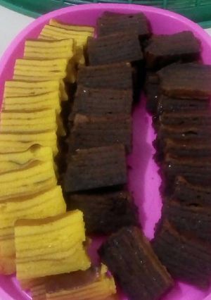 Foto resep Kue lapis susu Pontianak ala nenek