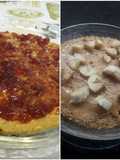 Tarta de fruta y avena en 2 minutos
