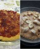 Tarta de fruta y avena en 2 minutos