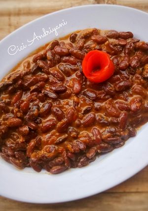 Foto resep Kacang Merah Pedas Masak Santan #BikinRamadanBerkesan