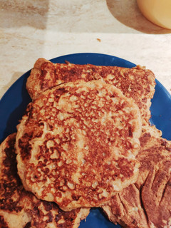 Una foto de Pancakes de plátano sin azúcar