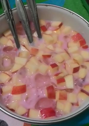 Foto resep Sop Buah Sirup Cocopandan 