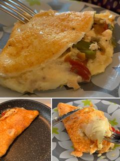 Una foto de Tortita fit con cúrcuma y chía