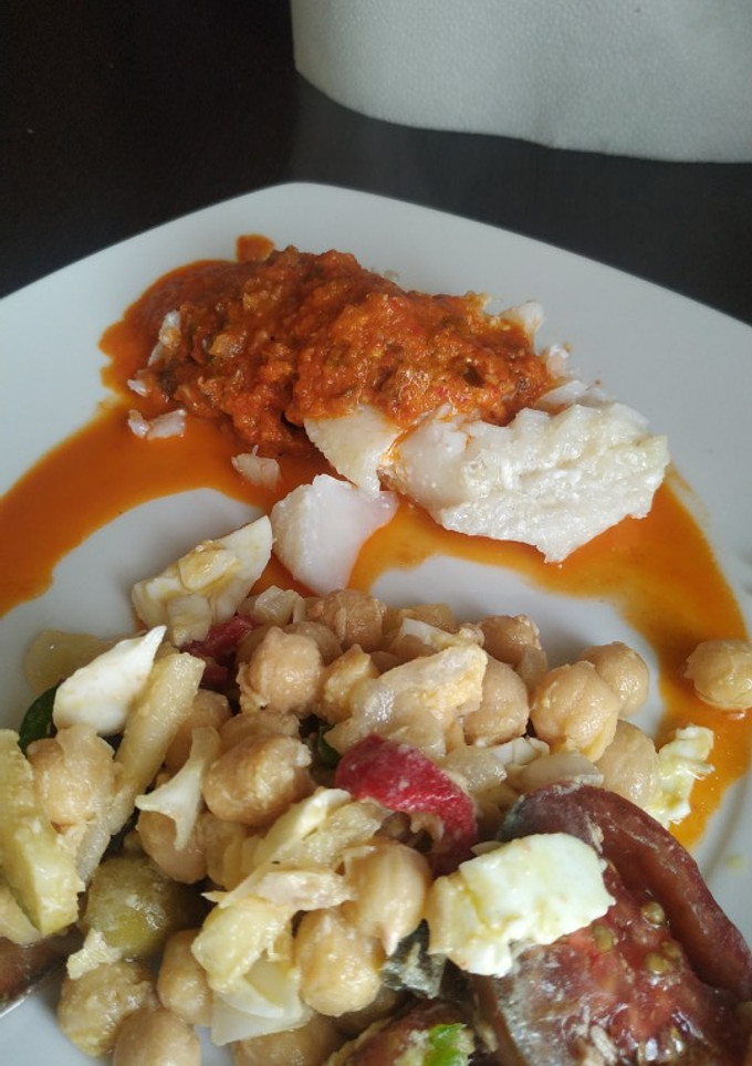 Una foto de Salsa inventada para bacalao