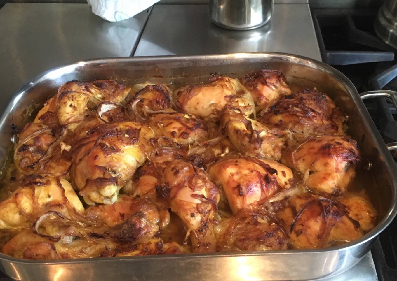 Pollo a la cúrcuma